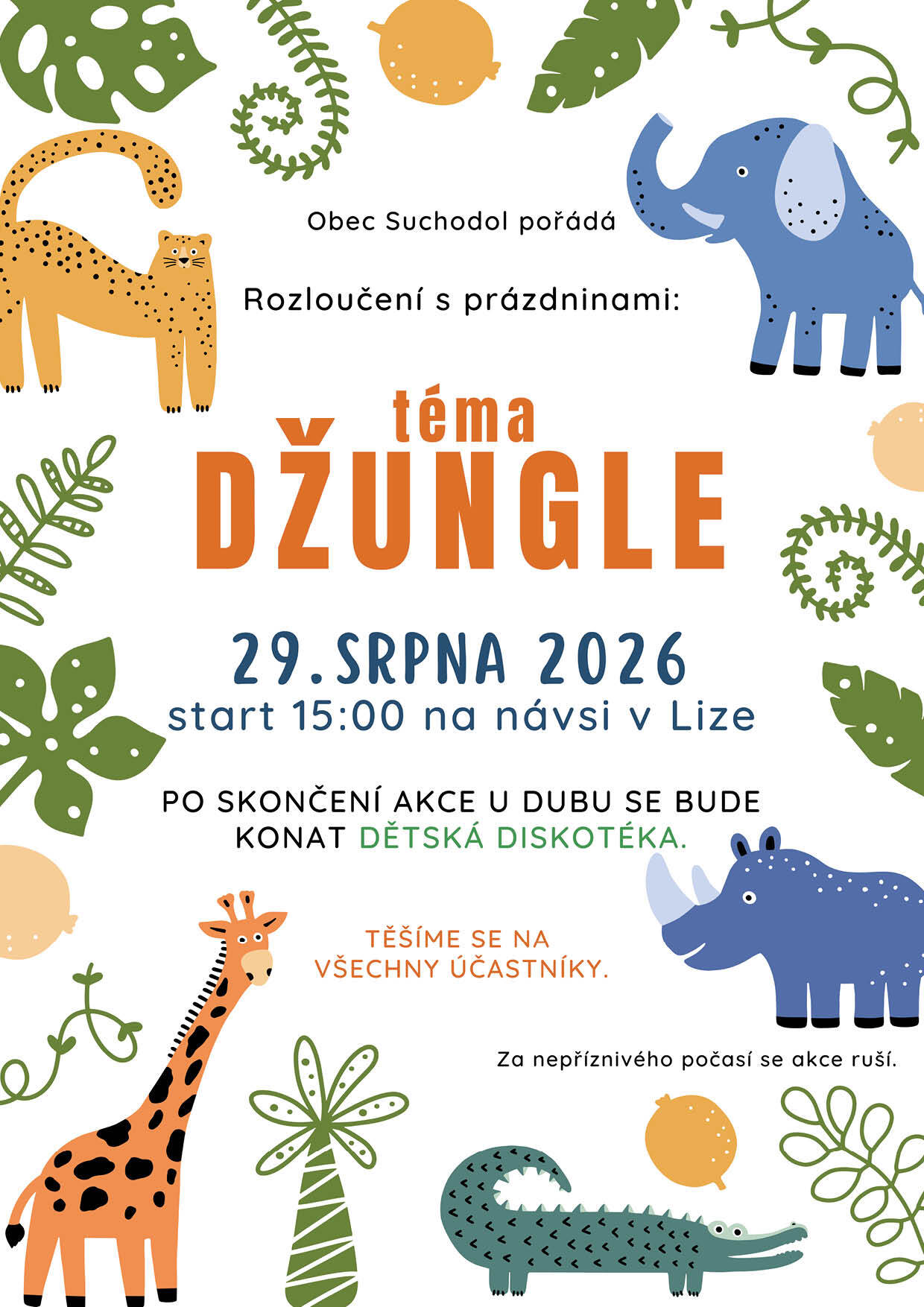Rozloučení s prázdninami 2026