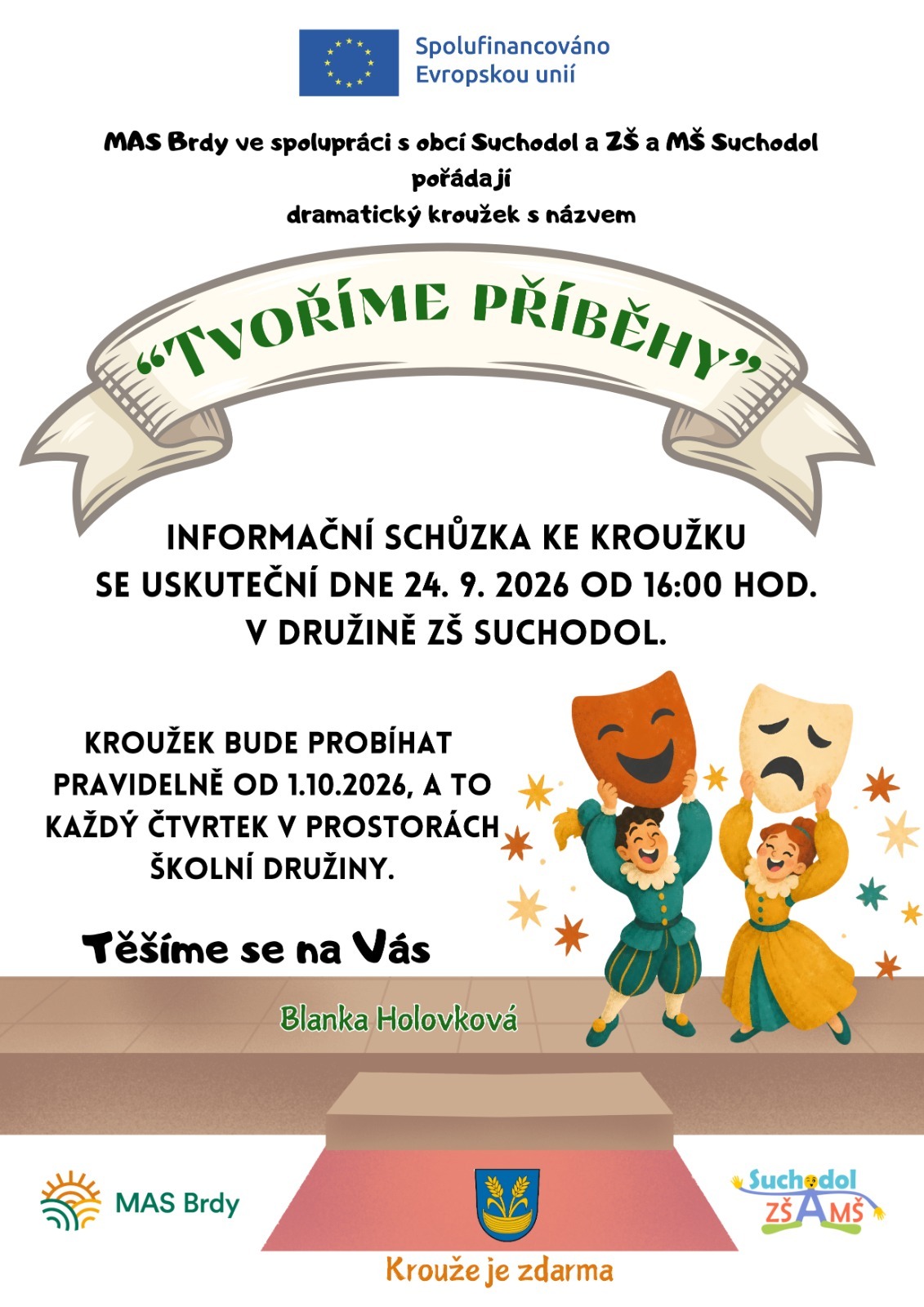 Dramatický kroužek opět zahajuje svoji činnost