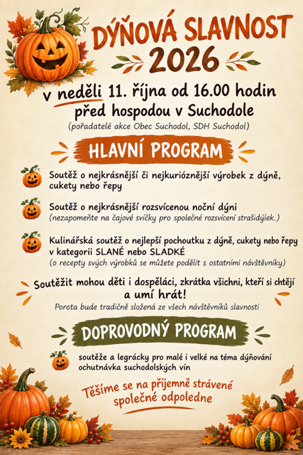 Dýňová slavnost2026
