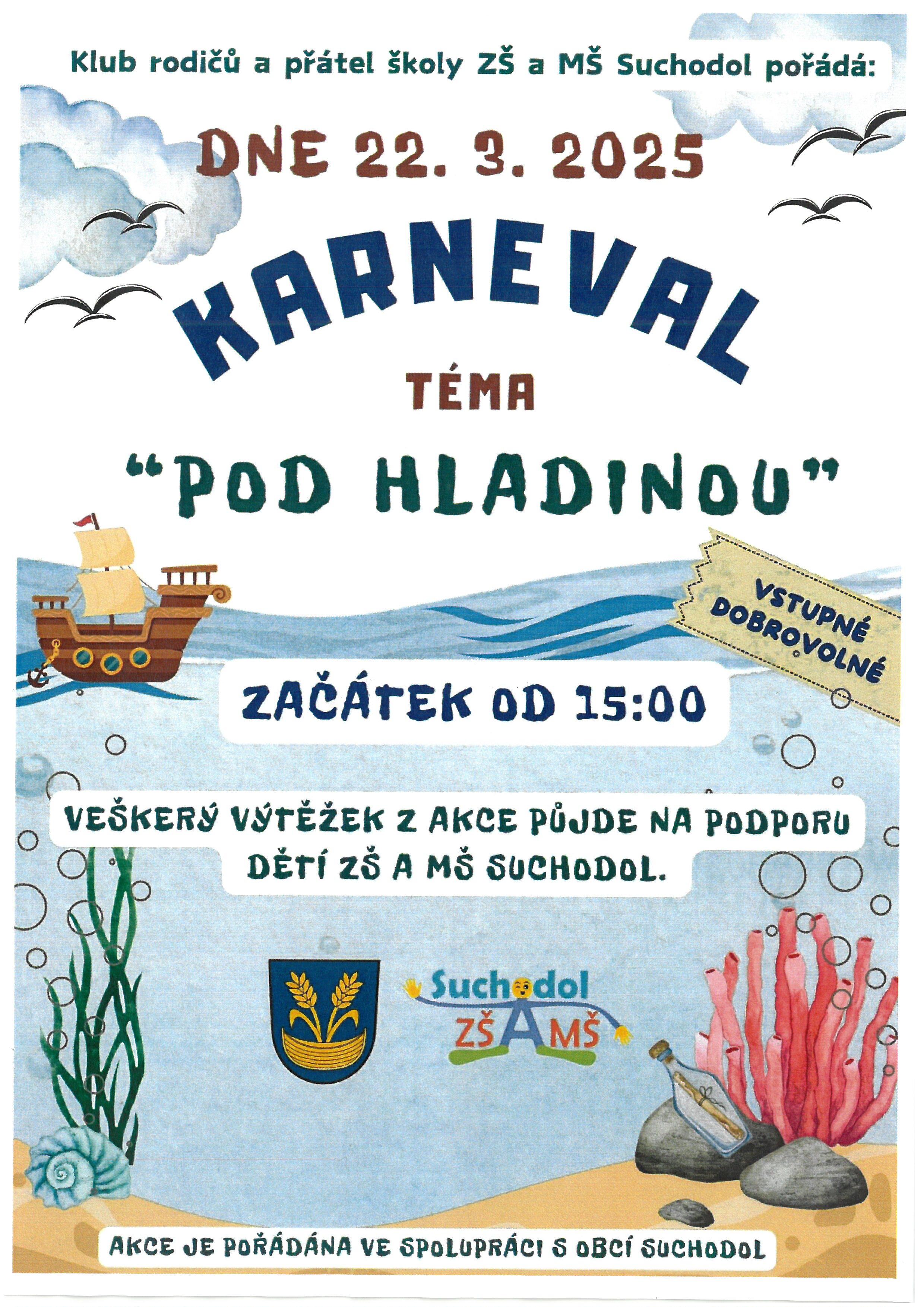 Dětský karneval 22.3.2025 