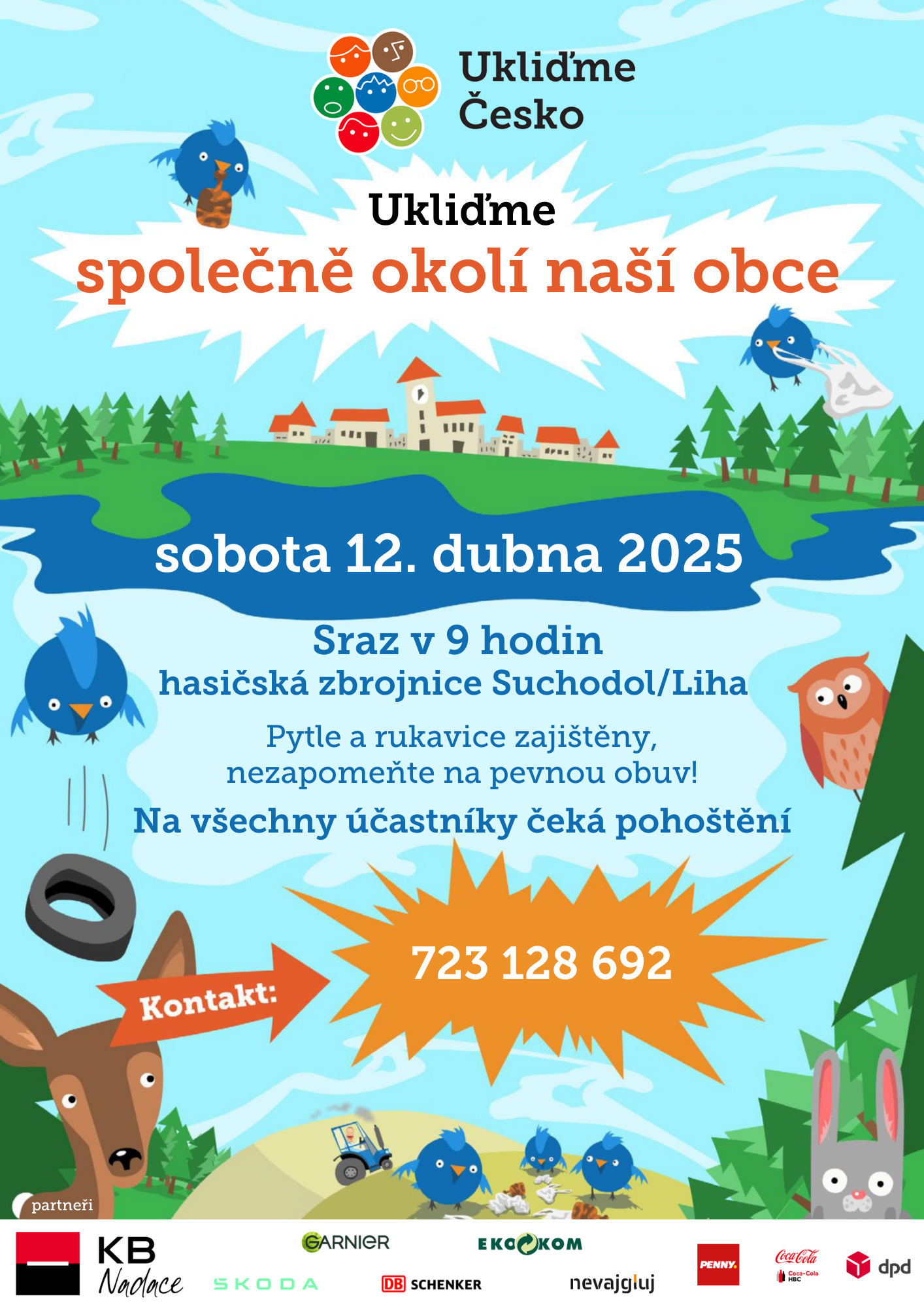 12.4.2025  jarní brigáda spojená s Ukliďme Česko 